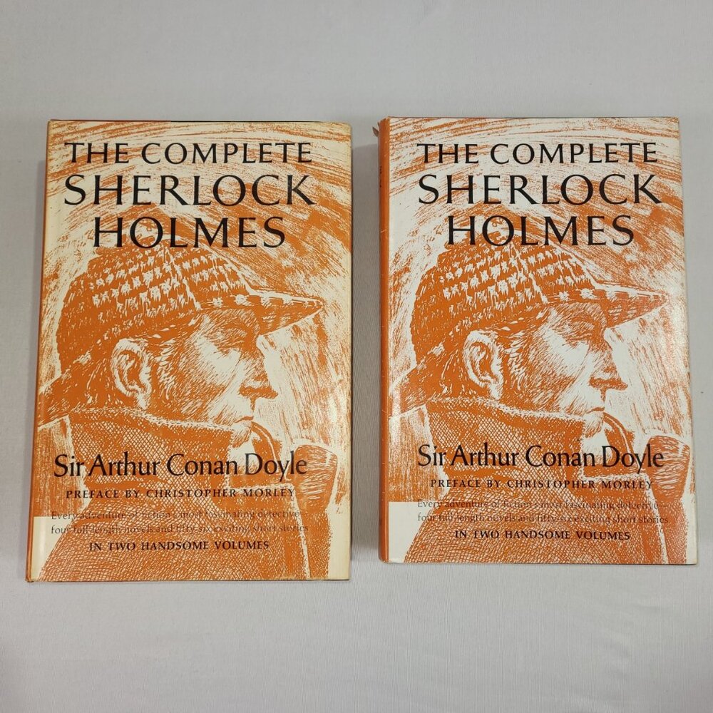 The Complete Sherlock Holmes Hardcover Book Set Volumes 1 & 2 Conan Doyle